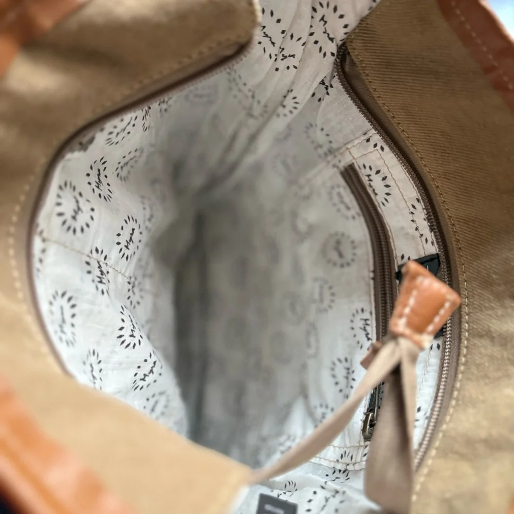 Myra Sonoran Sands Western Crossbody Bag Aztec Canvas NWT - Picture 9 of 11